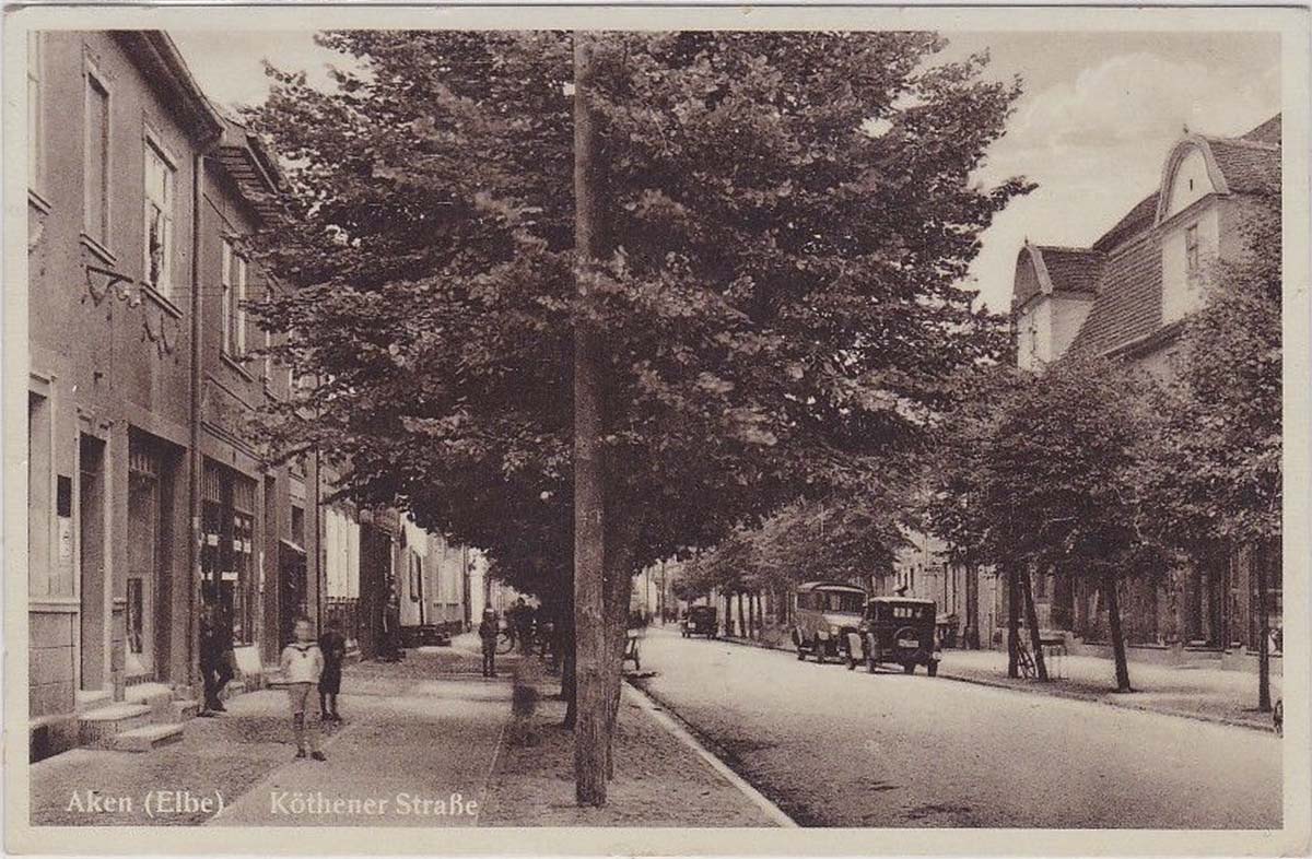 Aken (Elbe). Köthener Straße, 1936