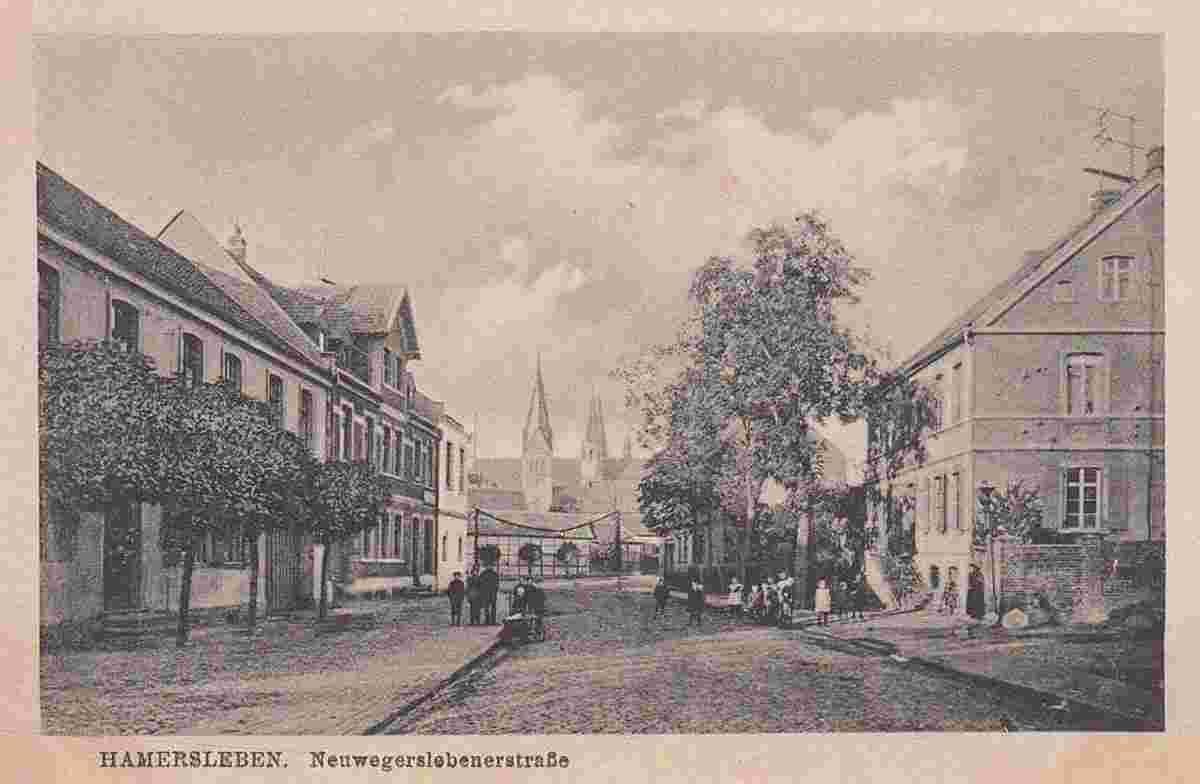 Am Großen Bruch. Hamersleben - Neuwegerslebener Straße