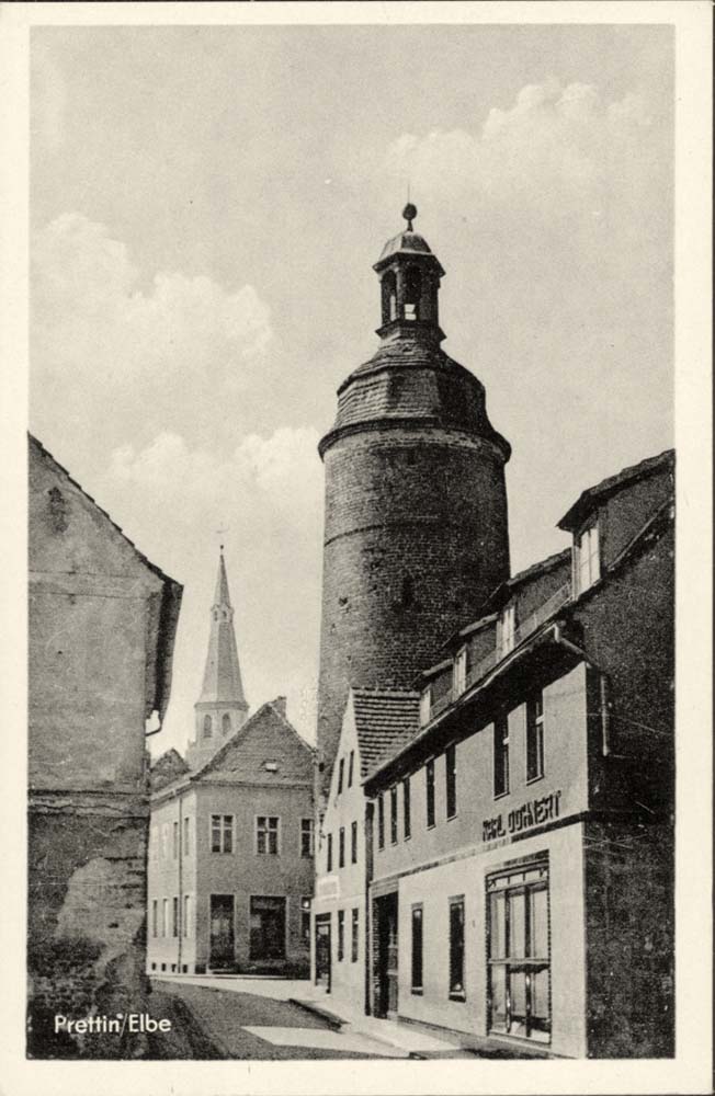 Annaburg. Prettin - Lichtenburger Tor, Geschäft, 1953