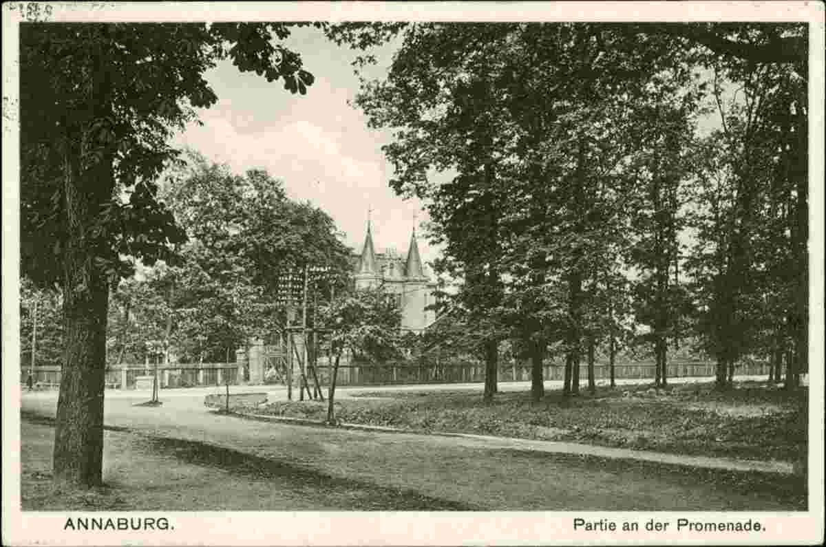 Annaburg. Stadt Promenade, 1928
