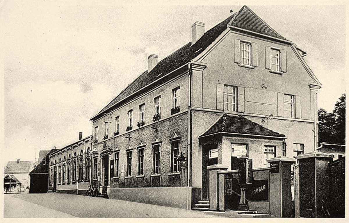 Arneburg. Hotel Schützenhaus, um 1930