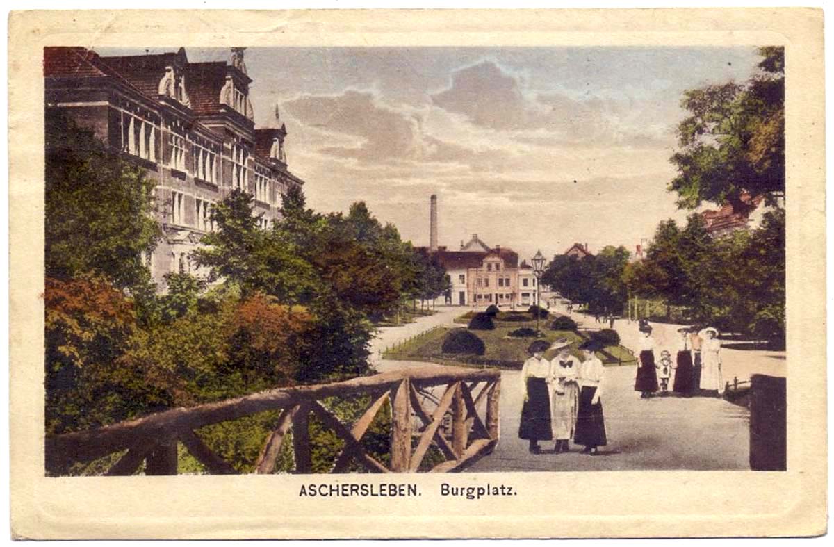 Aschersleben. Burgplatz