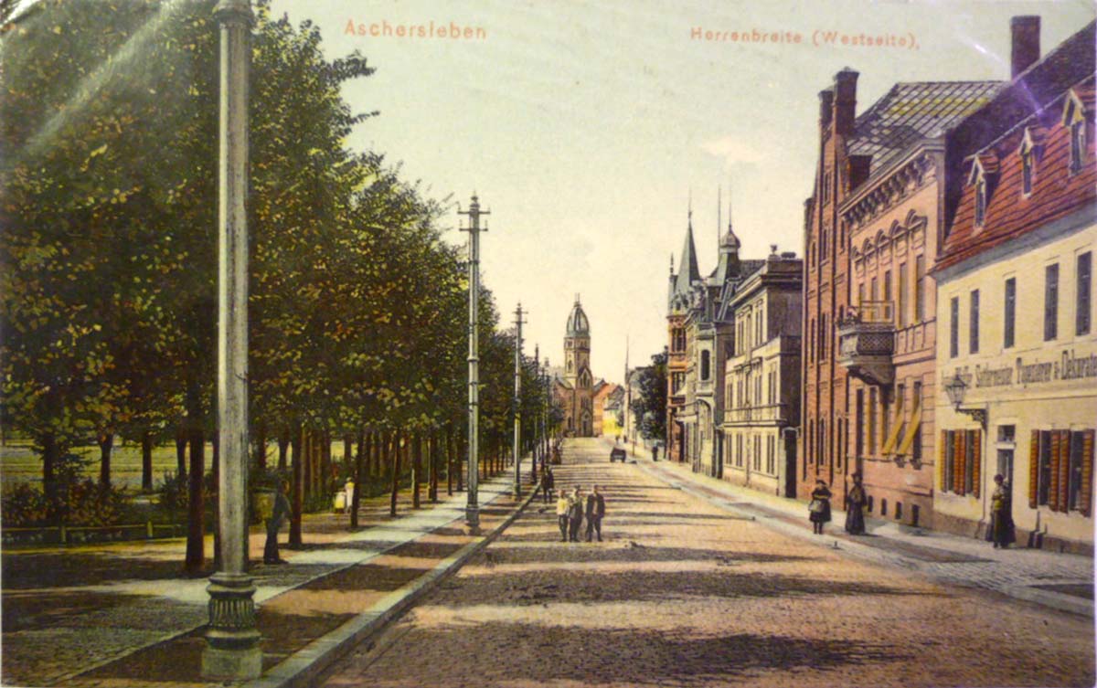Aschersleben. Herrenbreite, westseite, 1907