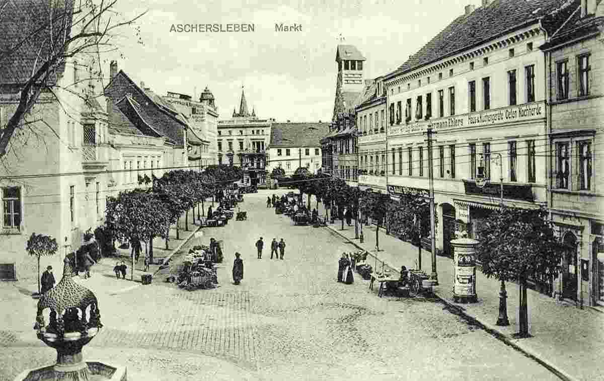 Aschersleben. Marktplatz