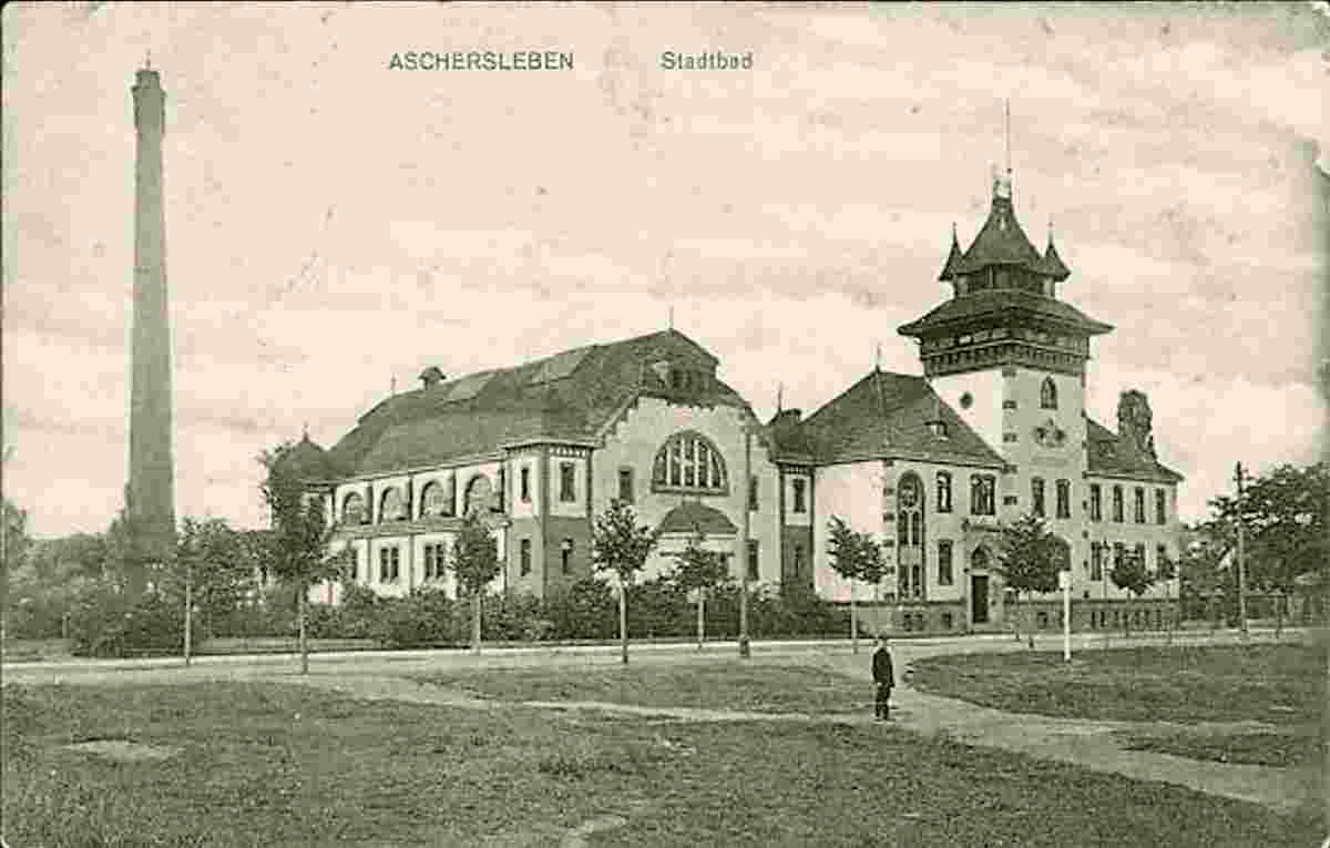 Aschersleben. Stadtbad, 1916