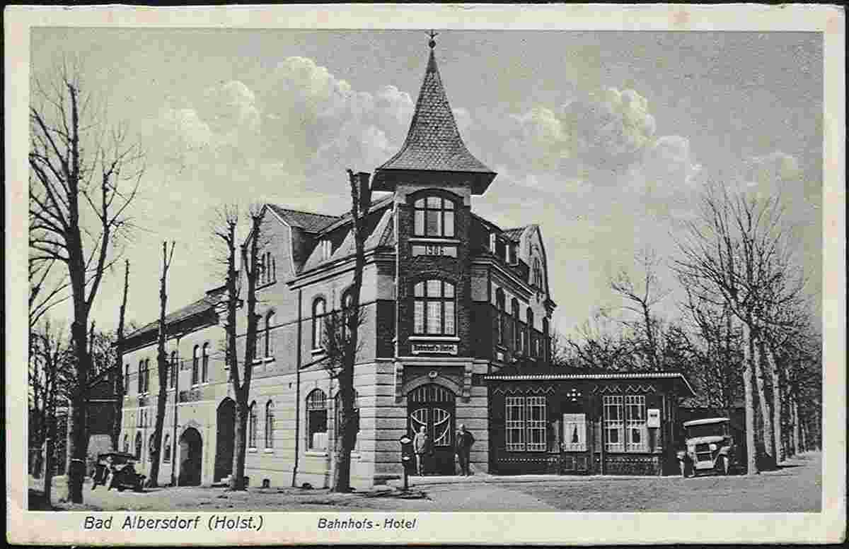 Albersdorf. Bahnhofs-Hotel, 1933