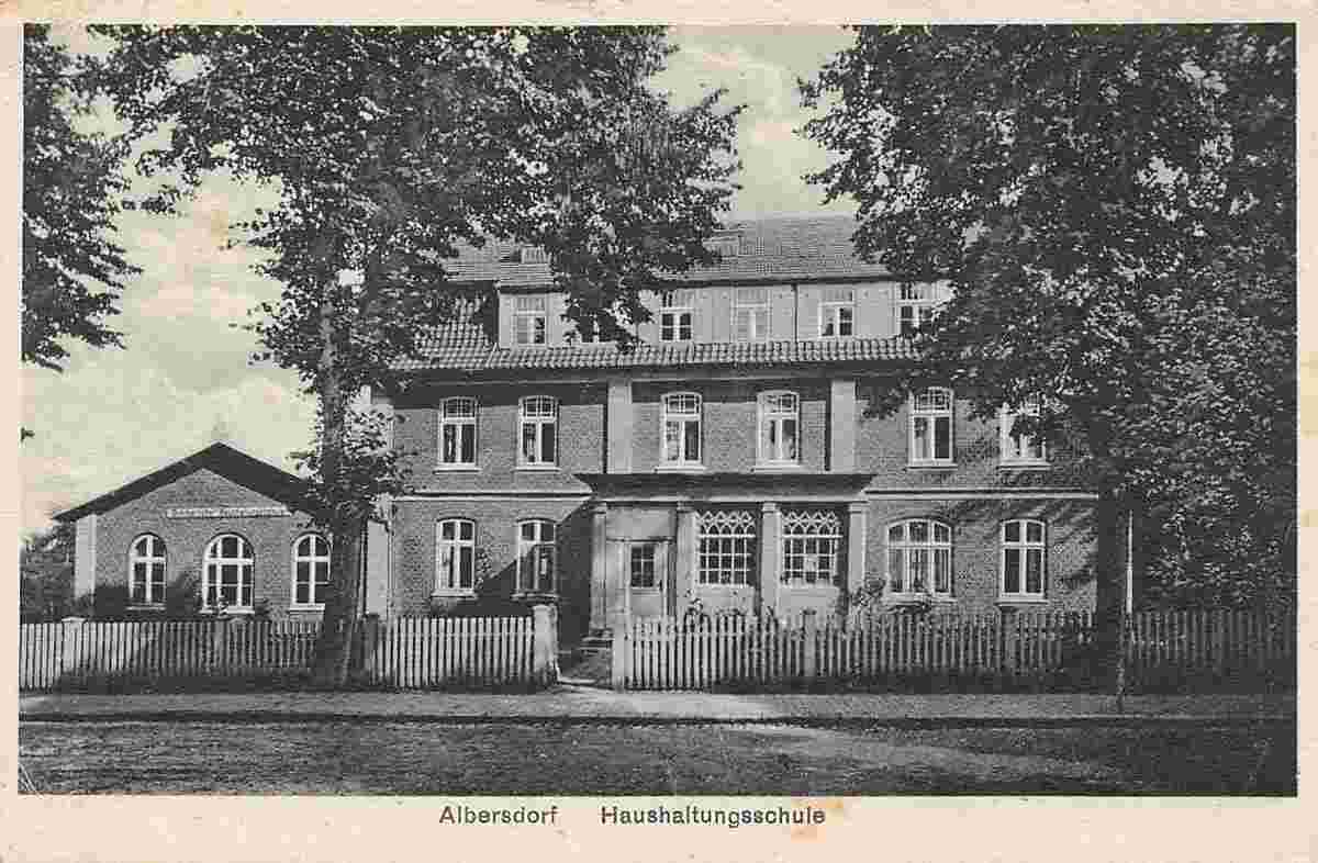 Albersdorf. Haushaltungsschule