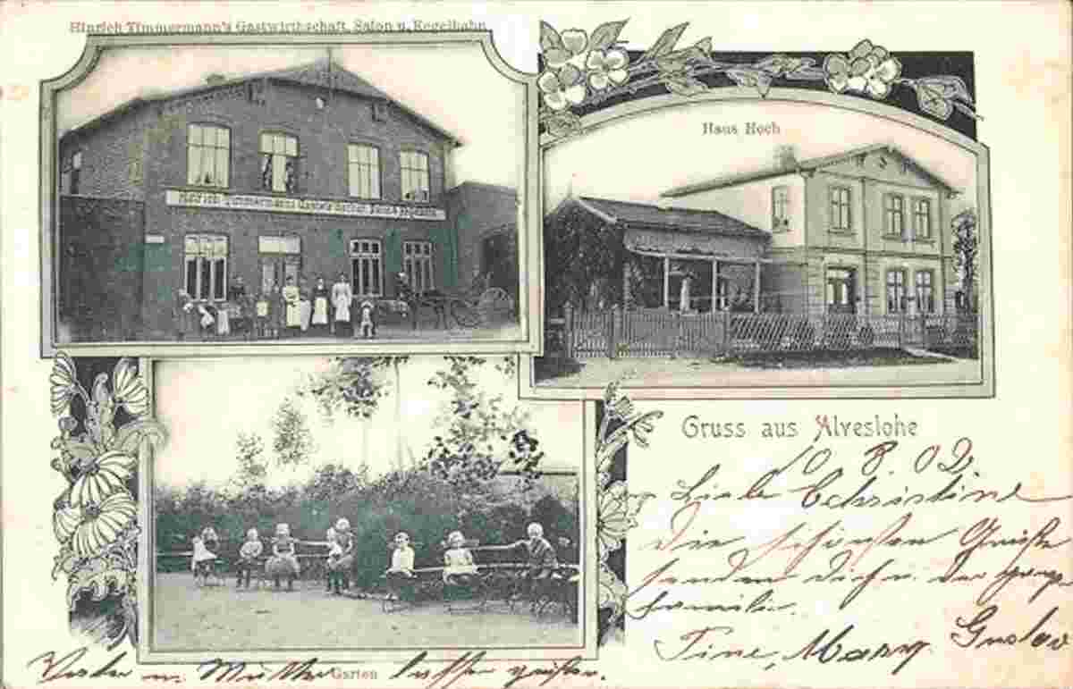 Alveslohe. Haus Hoch, 1902