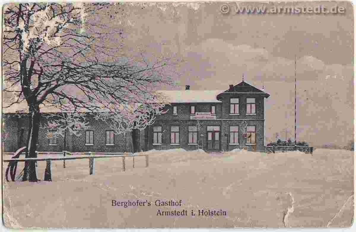 Armstedt. Berghofer's Gasthof, 1915
