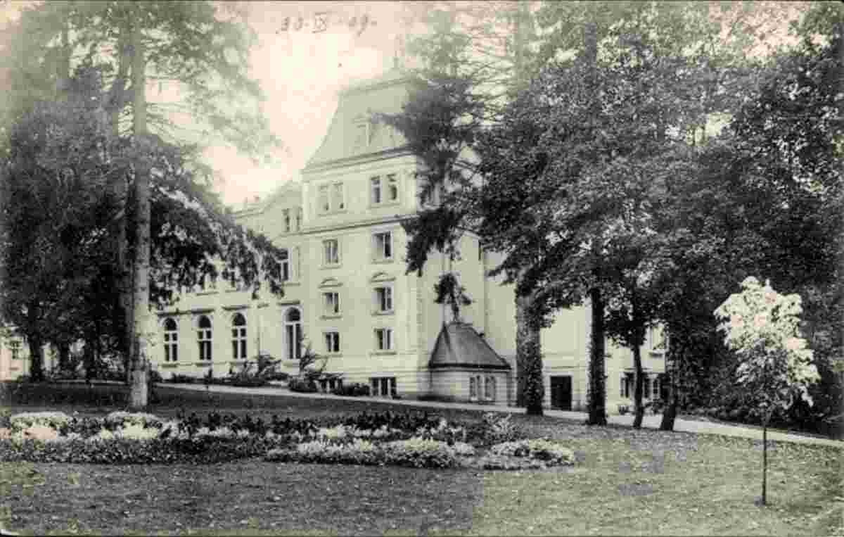 Aumühle. Blick auf das Schloss Friedrichsruh, 1909