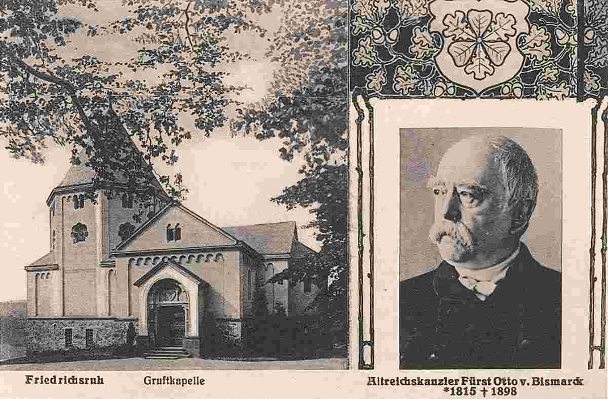 Aumühle. Friedrichsruh - Grabkapelle - Bismarck (1815-1898)