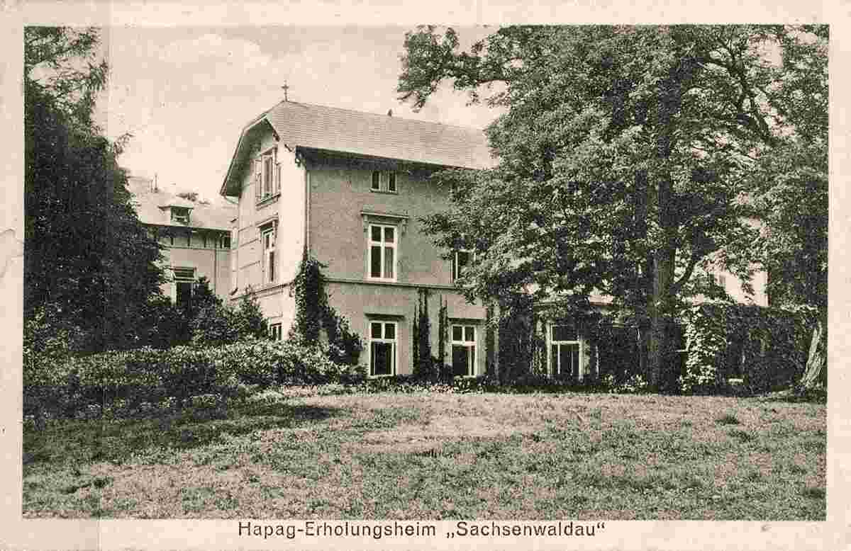 Aumühle. Hapag-Erholungsheim 'Sachsenwaldau', 1925