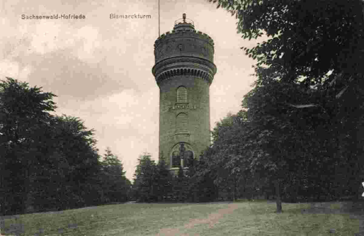 Aumühle. Sachsenwald Hofriede, Bismarckturm