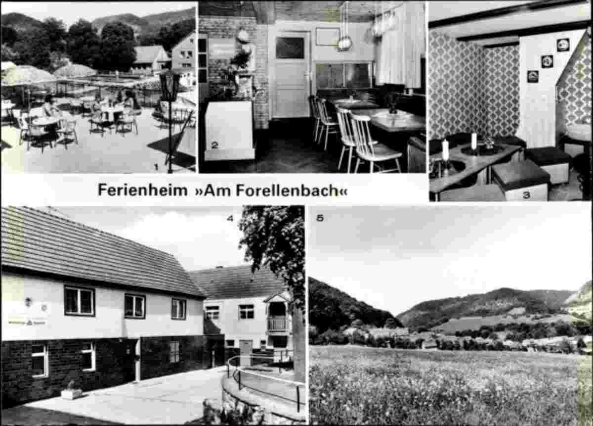 Altenberga. Ferienheim am Forellenbach - Saalfeld, Gaststätte, Bar
