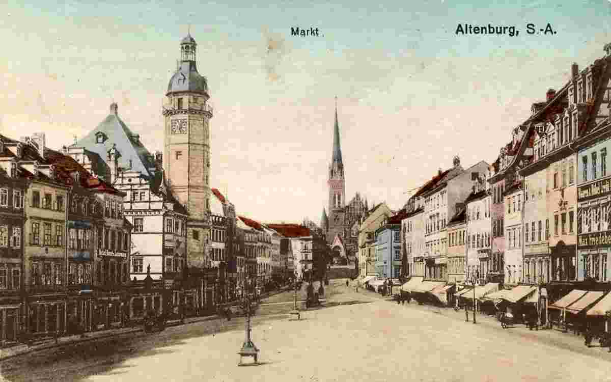 Altenburg. Marktplatz, 1920