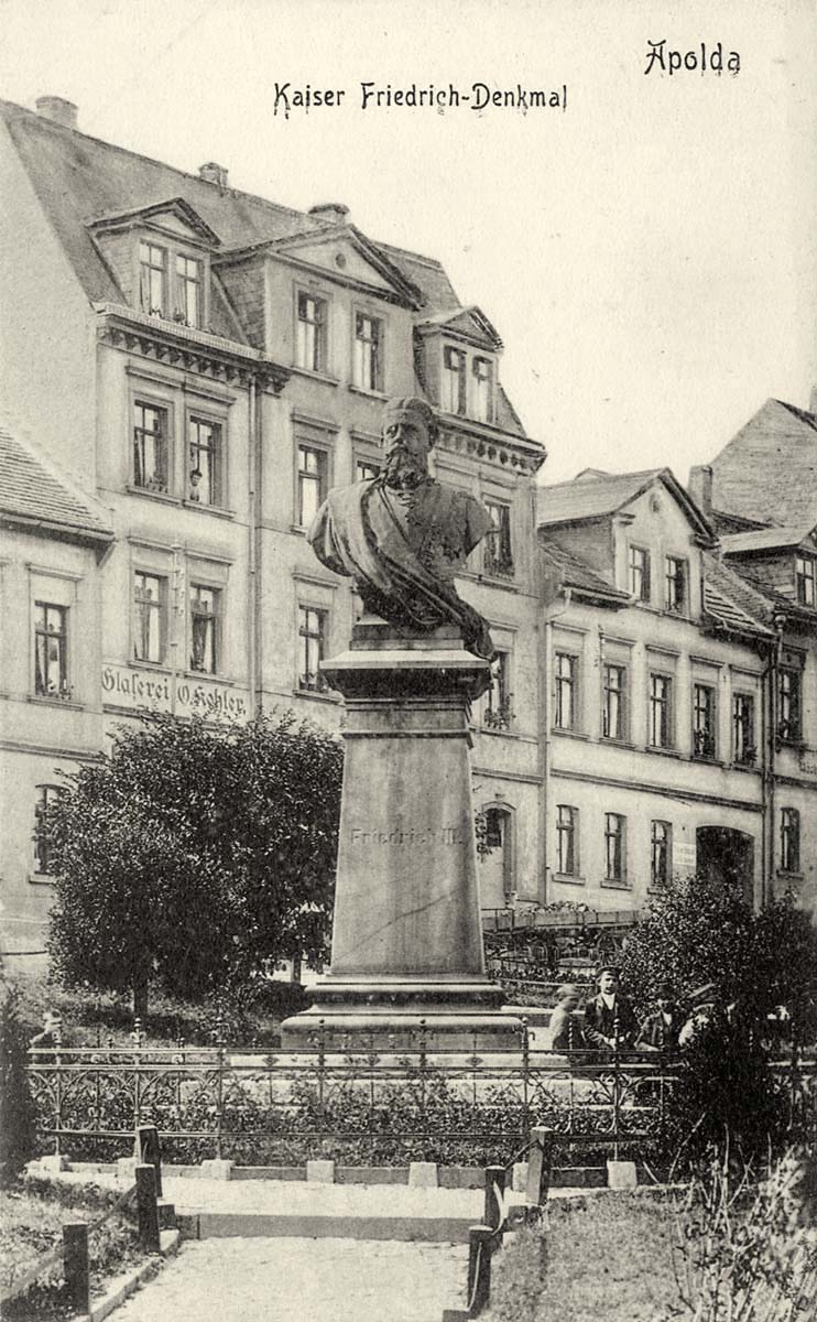 Apolda. Kaiser-Friedrich-Denkmal, 1918