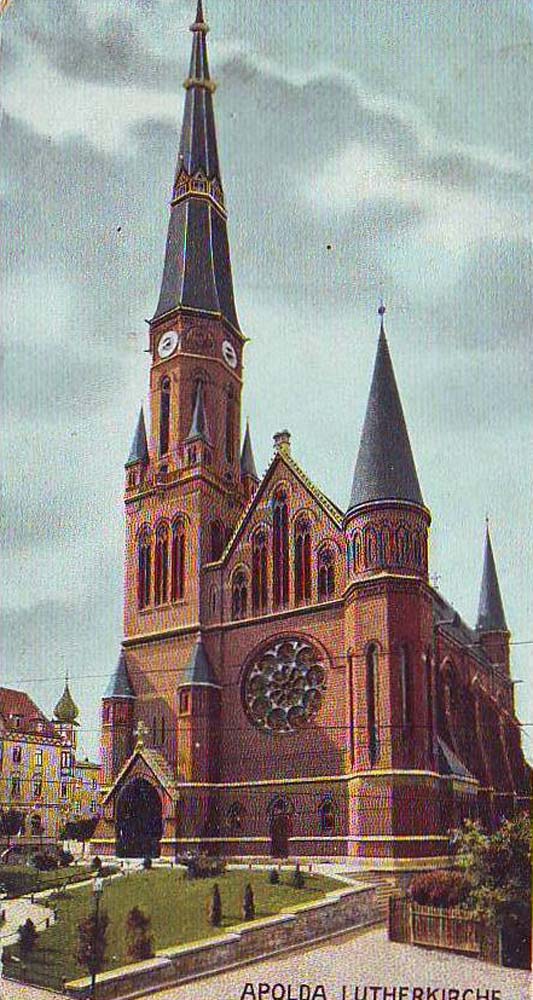 Apolda. Lutherkirche, 1905
