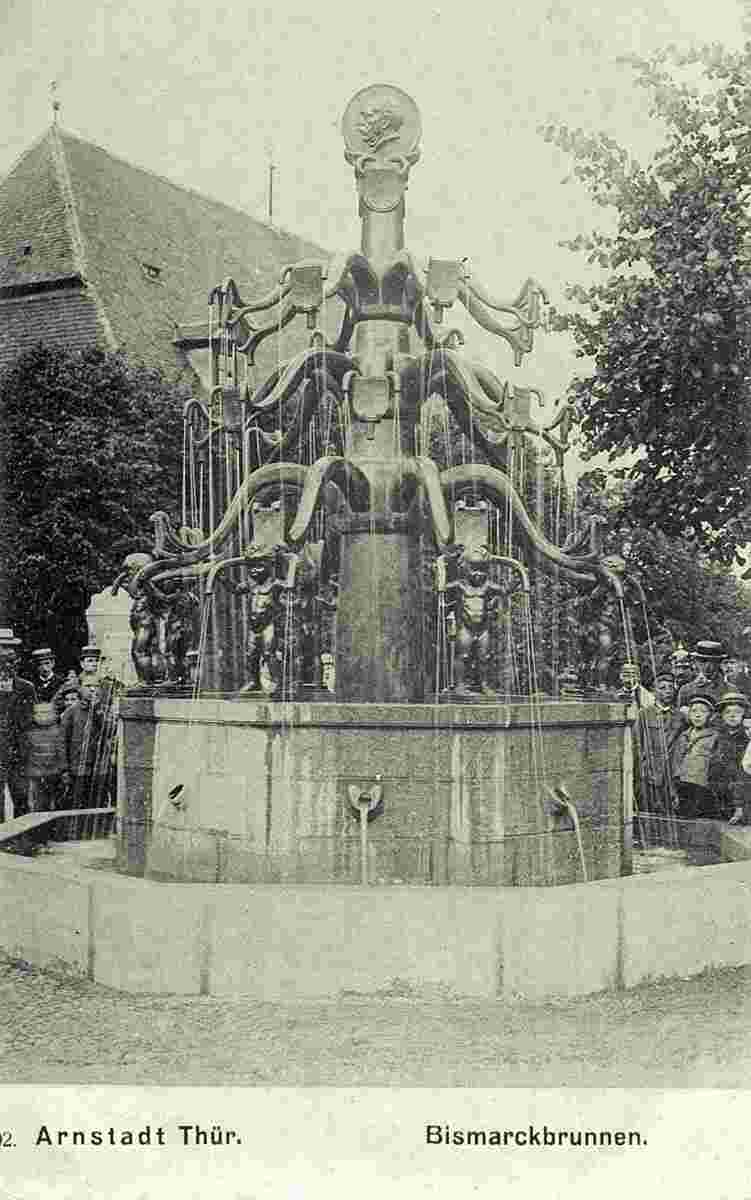 Arnstadt. Bismarckbrunnen