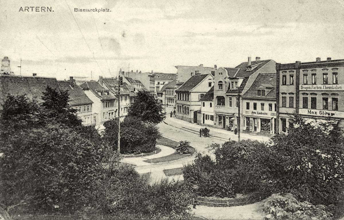 Artern (Unstrut). Bismarckplatz, 1916