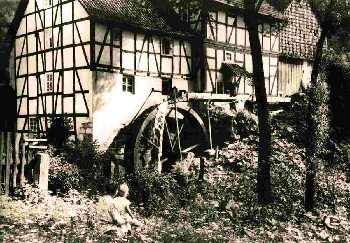 Asbach-Sickenberg. Die Untermühle in Asbach, 1940