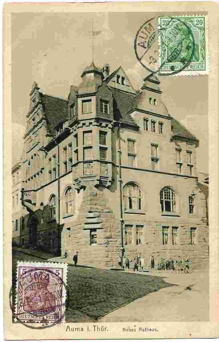Auma. Neues Rathaus, 1921