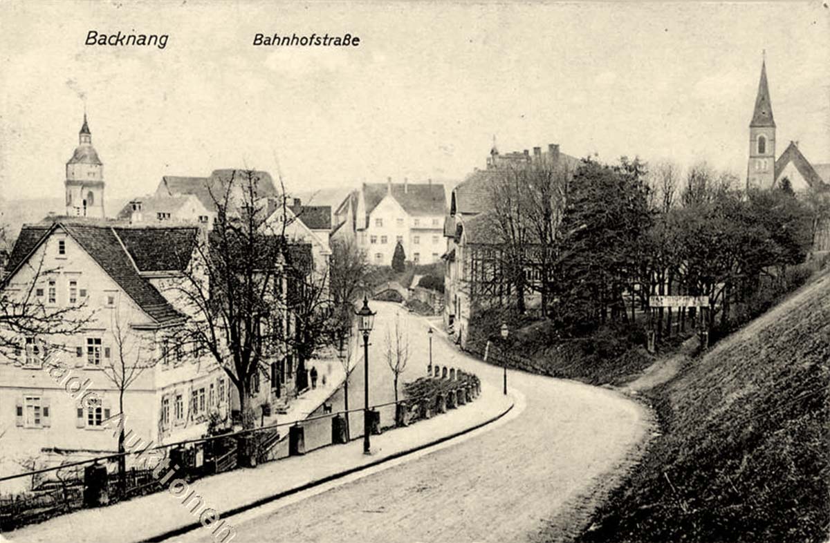 Backnang. Bahnhofstraße