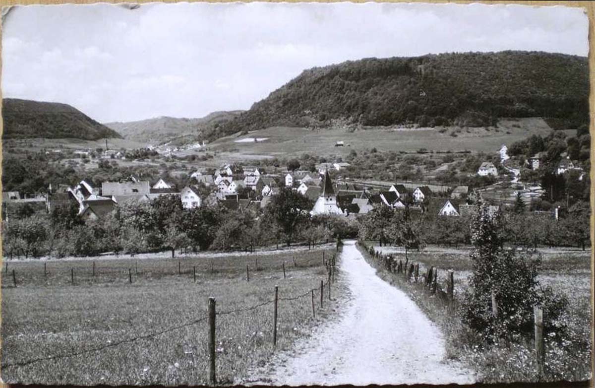 Panorama von Bad Ditzenbach, 1956