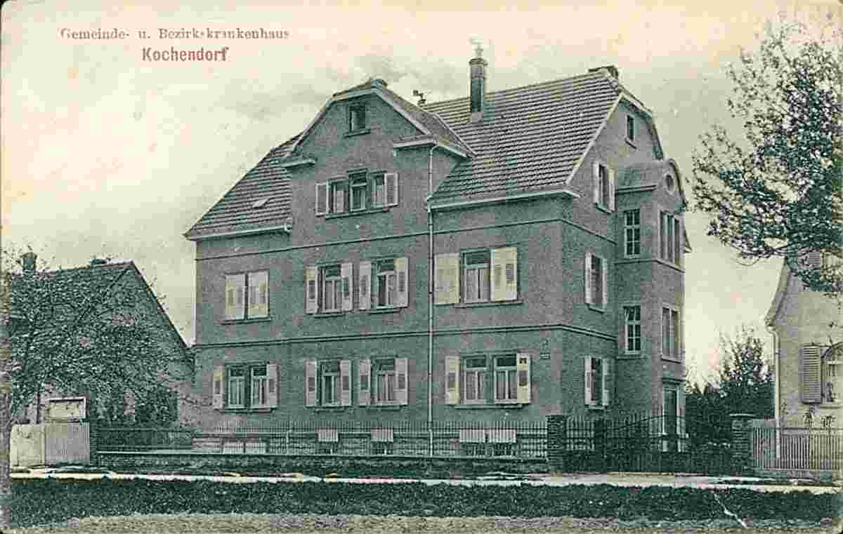Bad Friedrichshall. Kochendorf - Gemeinde- und Bezirkskrankenhaus, 1912