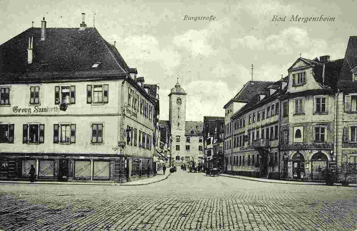 Bad Mergentheim. Burgstraße