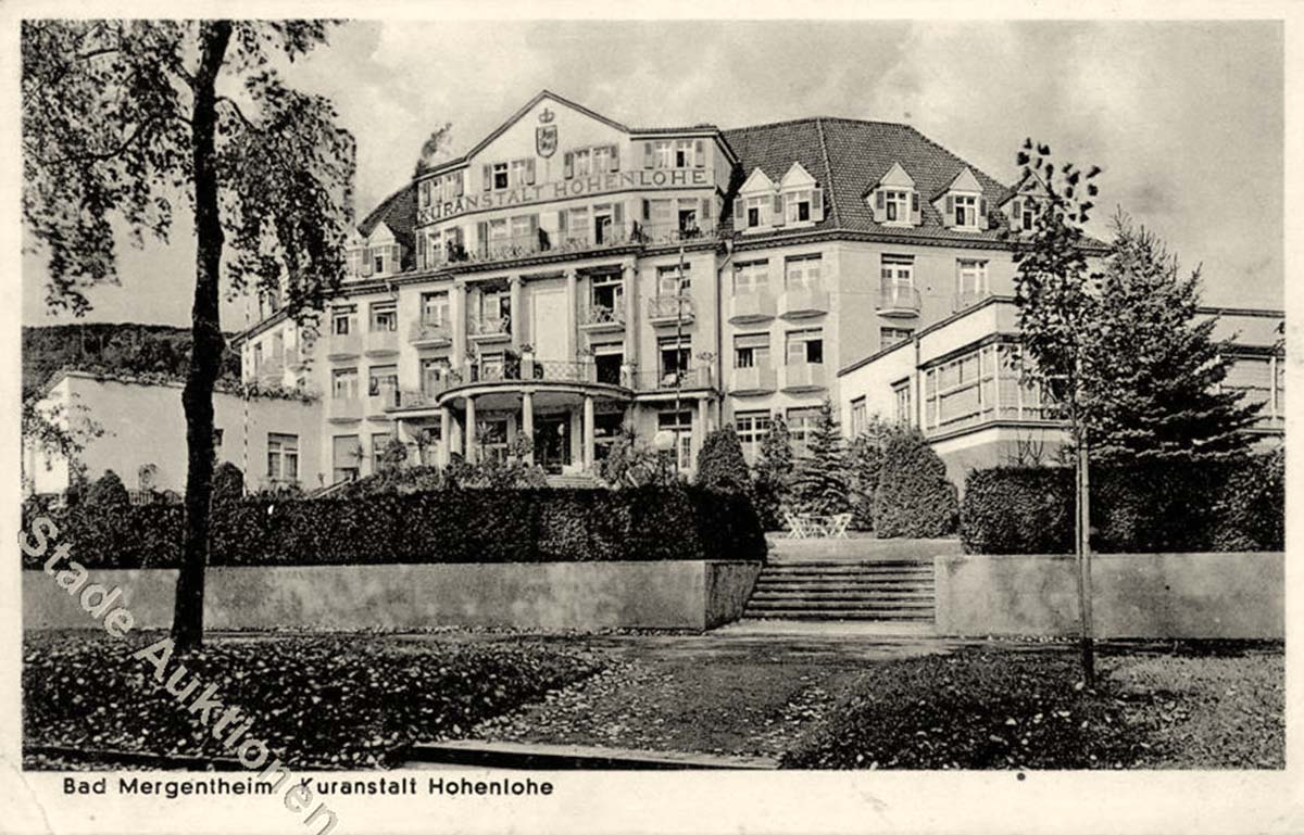 Bad Mergentheim. Dr. Reicher's Kuranstalt für Verdauungs- und Stoffwechselkrankheiten