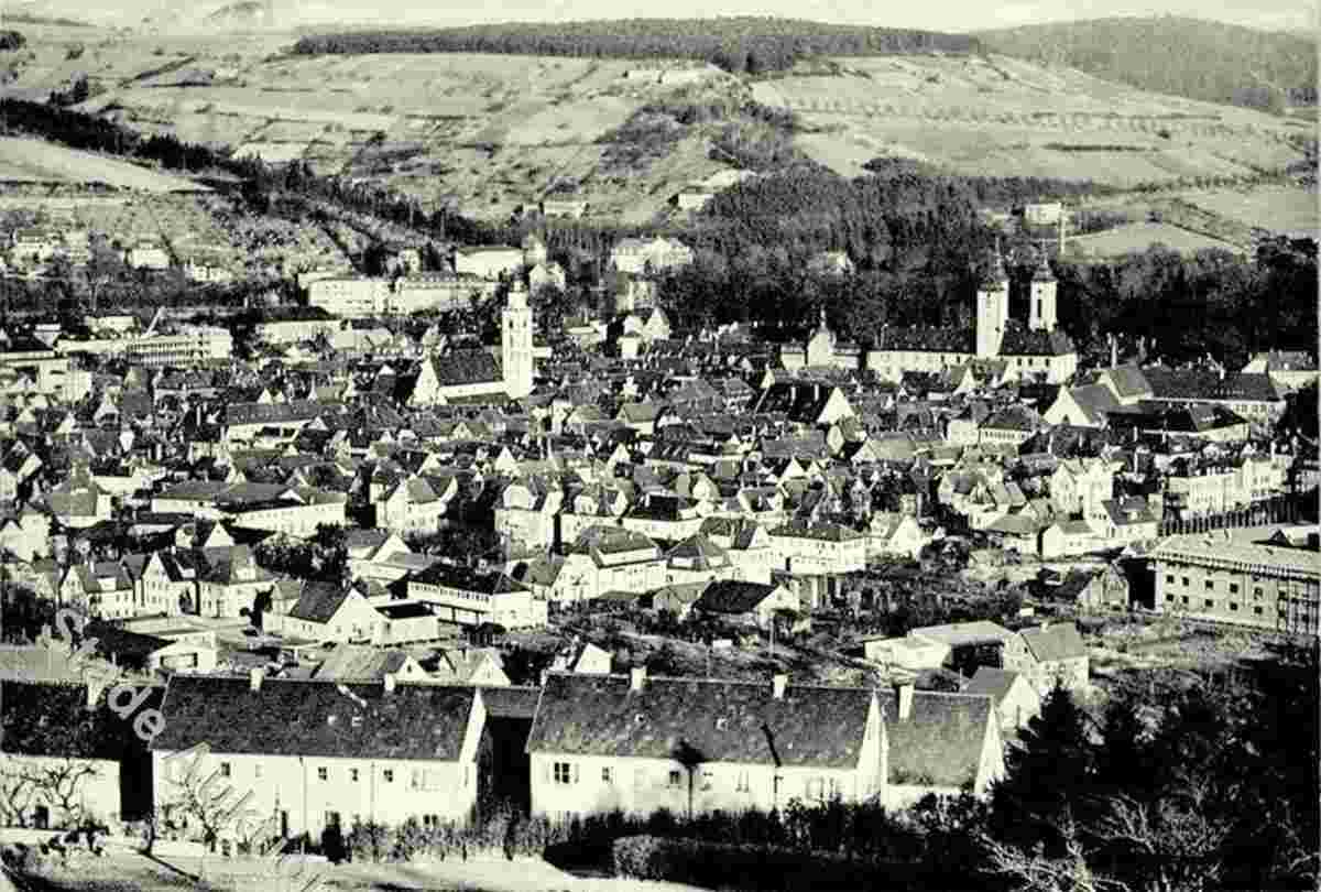 Bad Mergentheim. Panorama der Stadt