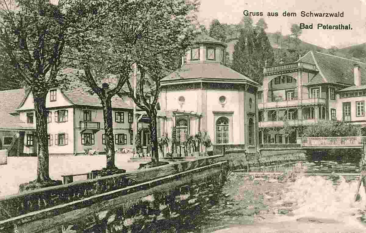 Panorama von Bad Peterstal, 1913