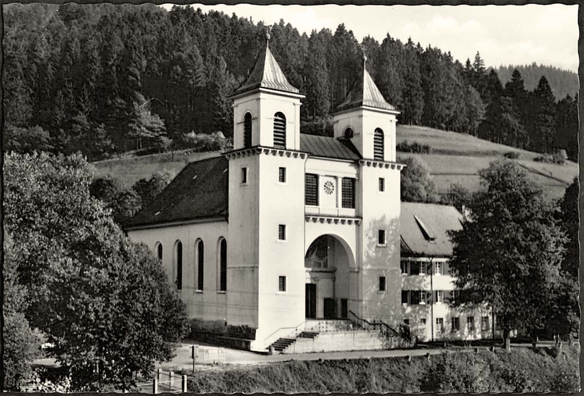 Bad Rippoldsau-Schapbach. Mater Dolorosa - Wallfahrtskirche um 1965
