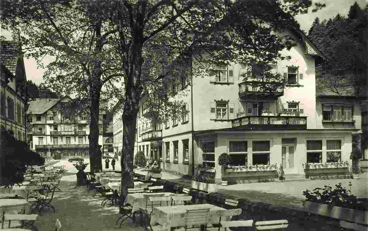 Bad Rippoldsau-Schapbach. Terrasse de café ou restaurant