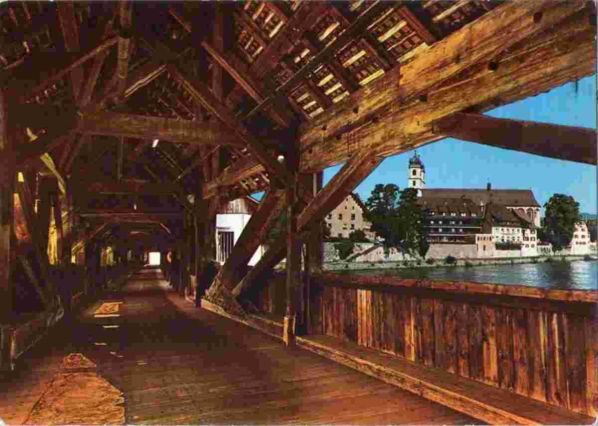 Bad Säckingen. Historische Holzbrücke