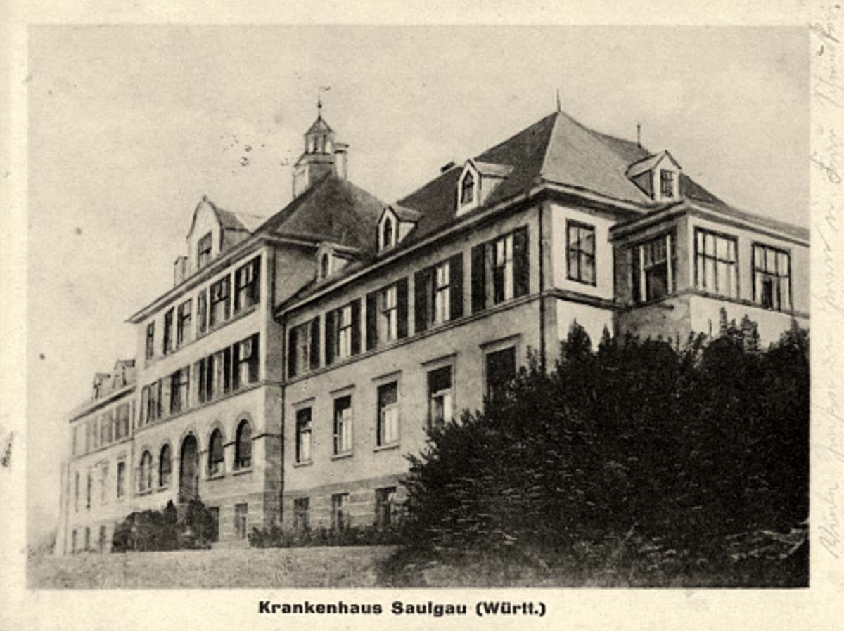 Bad Saulgau. Krankenhaus, 1925