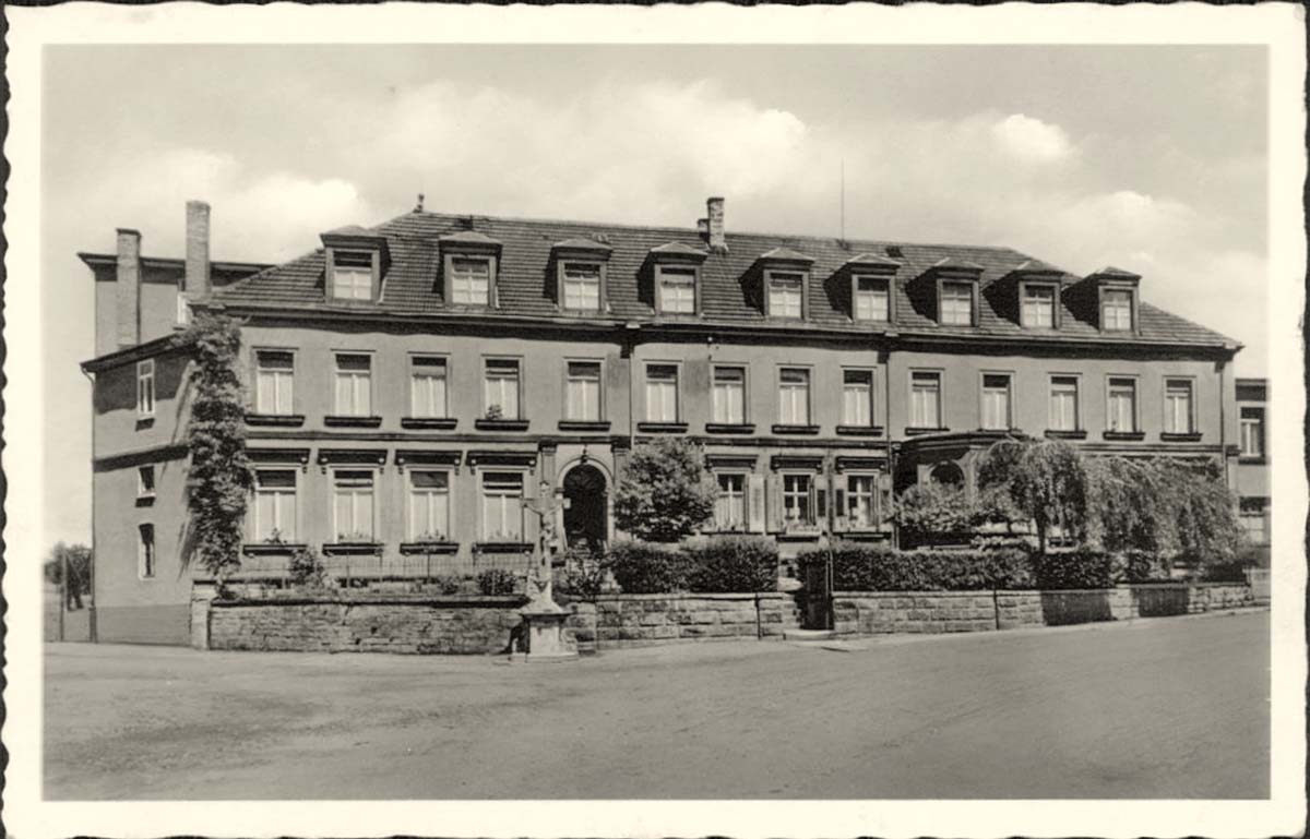 Bad Schönborn. Mingolsheim - Sanatorium St Rochus, um 1952