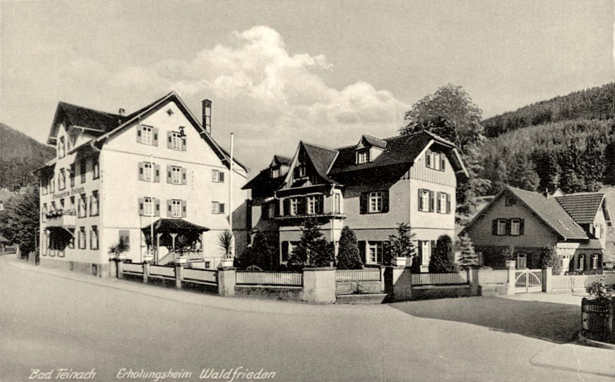 Bad Teinach-Zavelstein. Erholungsheim Waldfrieden, um 1930s