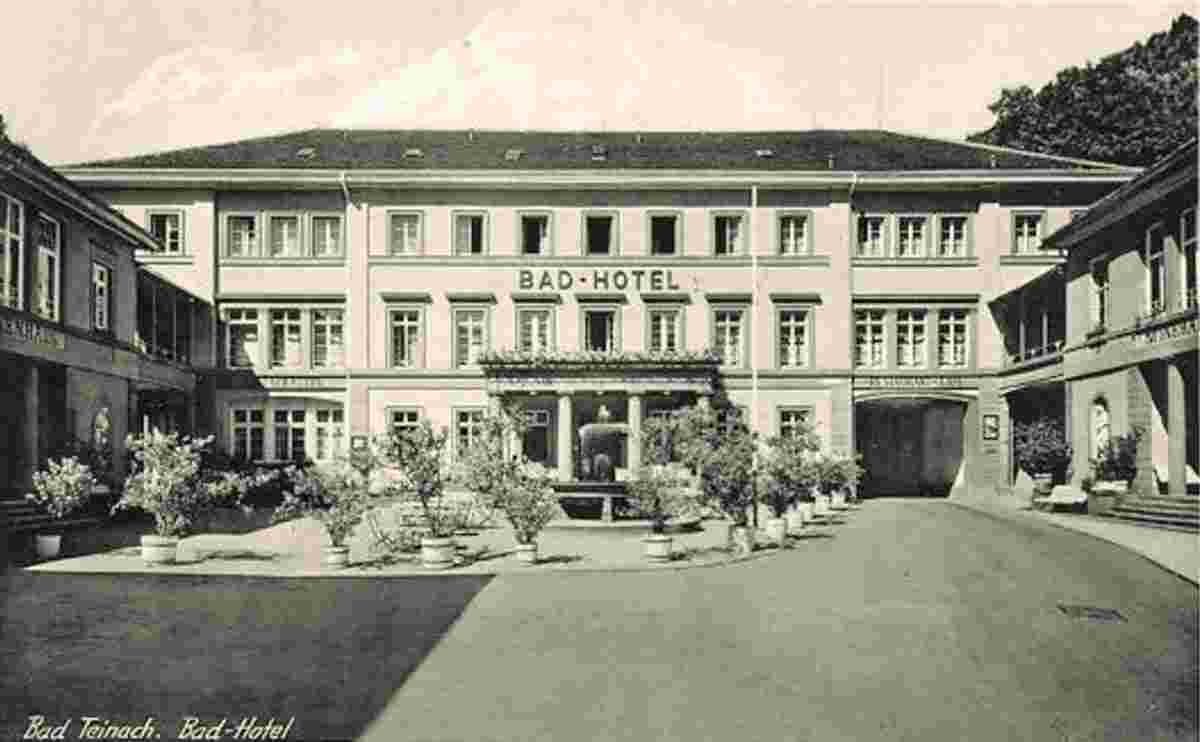 Bad Teinach-Zavelstein. Hof des Bad-Hotel