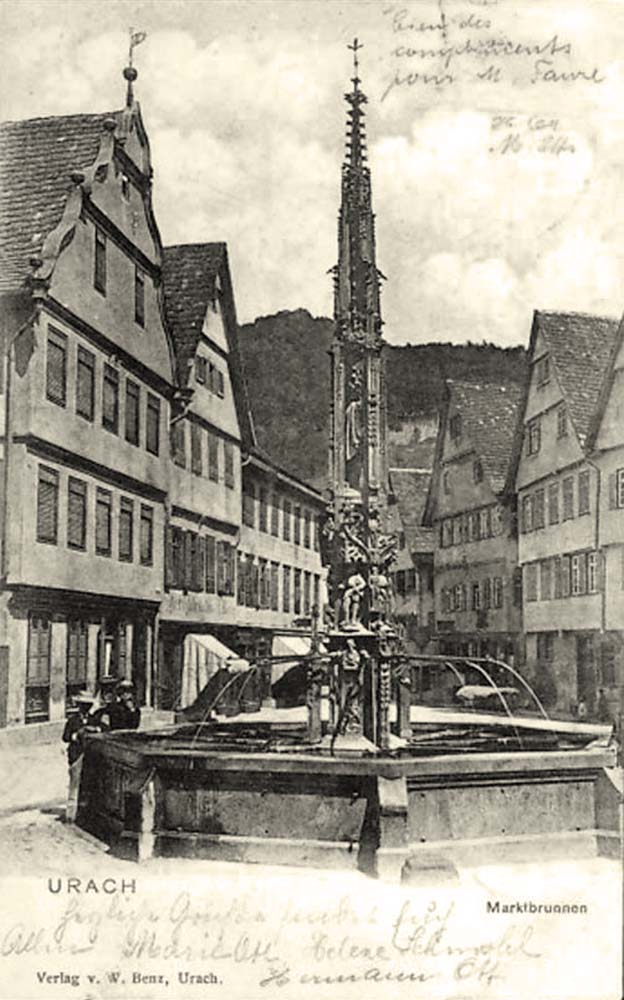 Bad Urach. Marktbrunnen