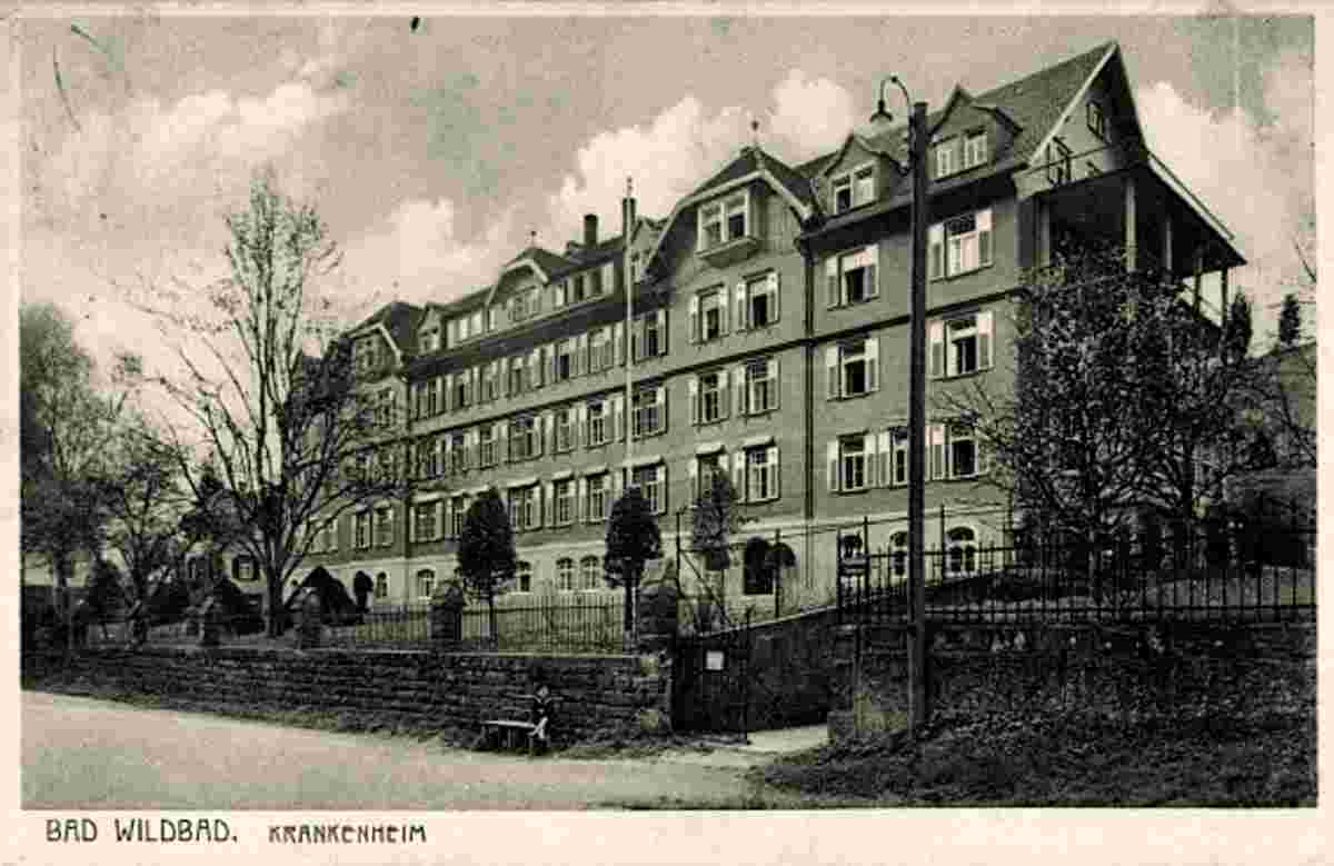 Bad Wildbad. Ansicht vom Krankenheim, 1932