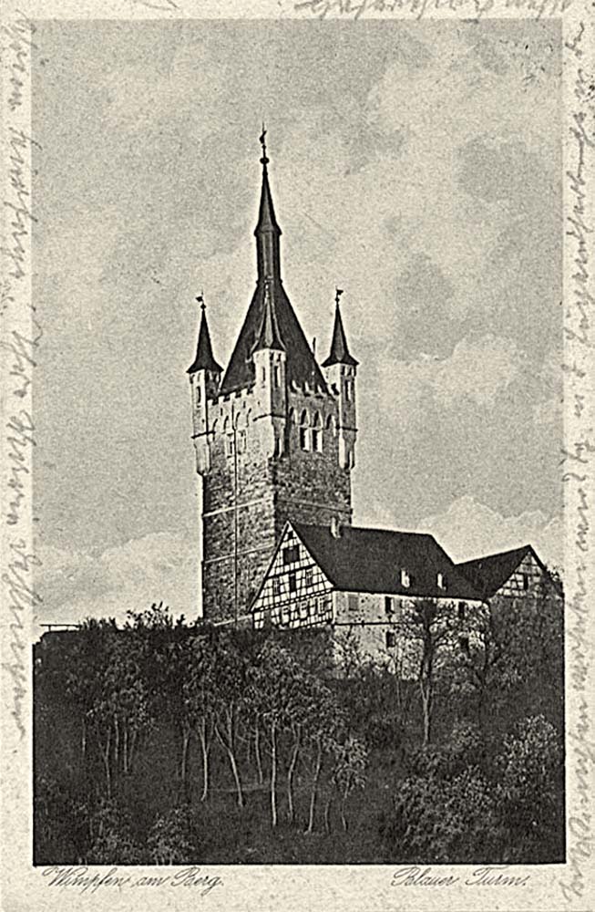Bad Wimpfen. Blauer Turm, 1925