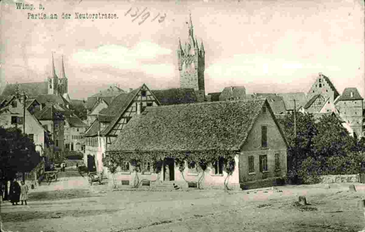 Bad Wimpfen. Neutorstraße, 1913