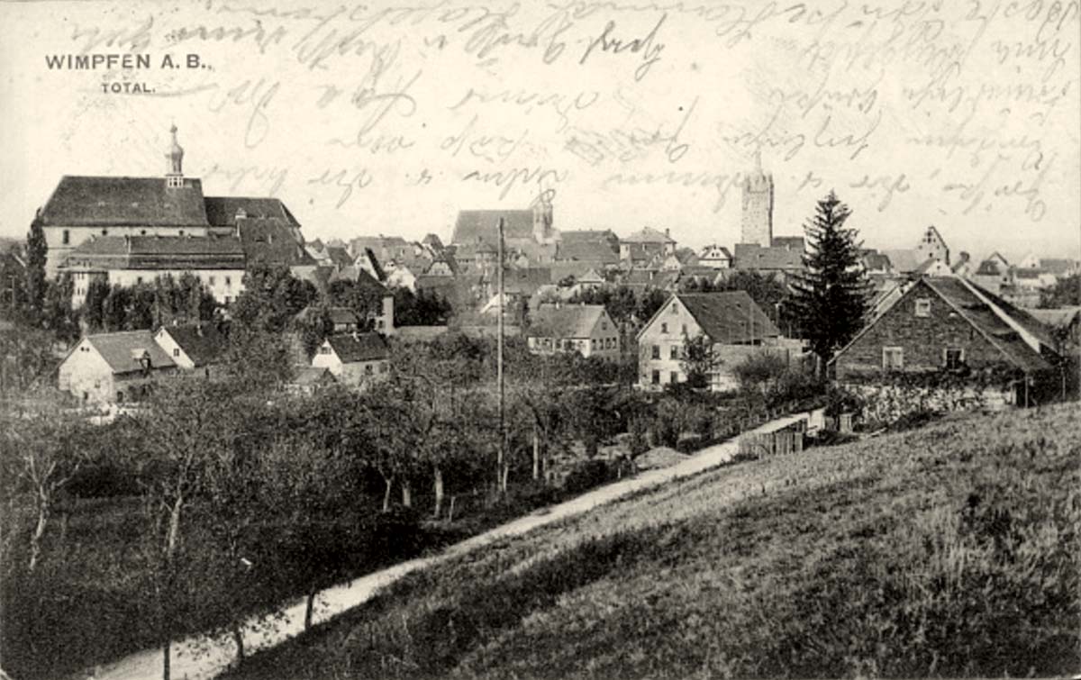 Panorama von Bad Wimpfen