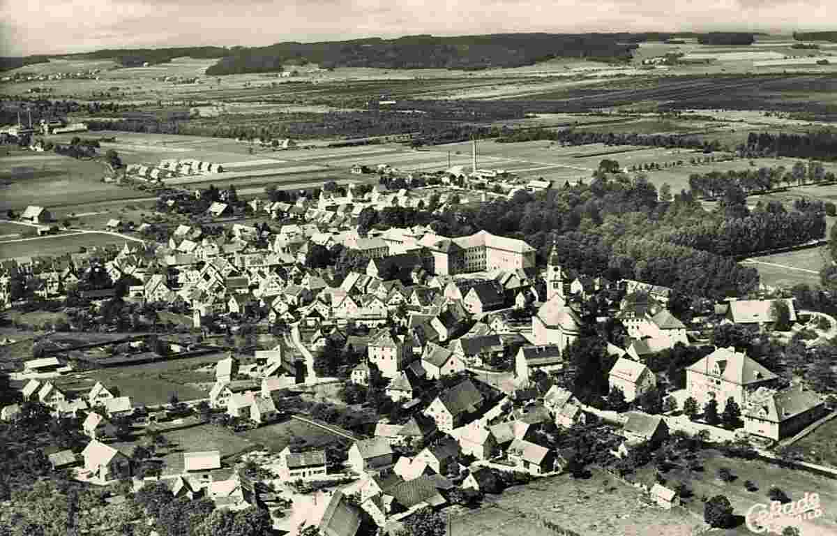 Panorama von Bad Wurzach, Luftbild