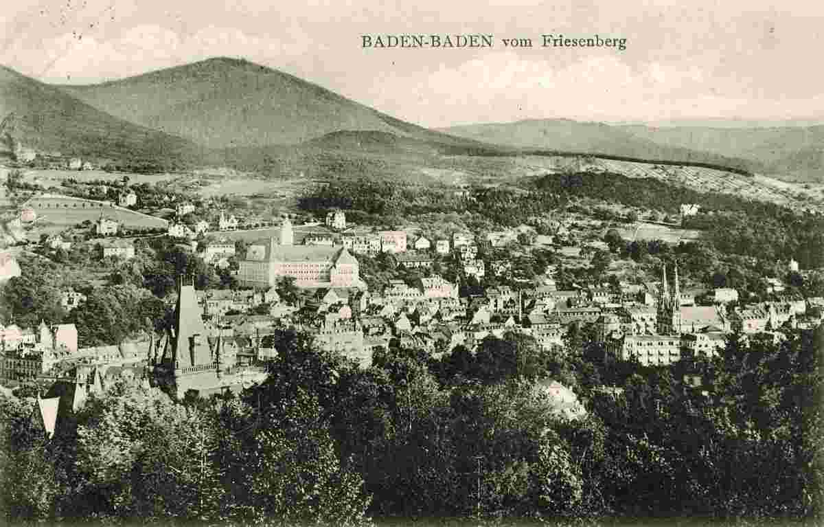 Baden-Baden. Panorama vom Friesenberg