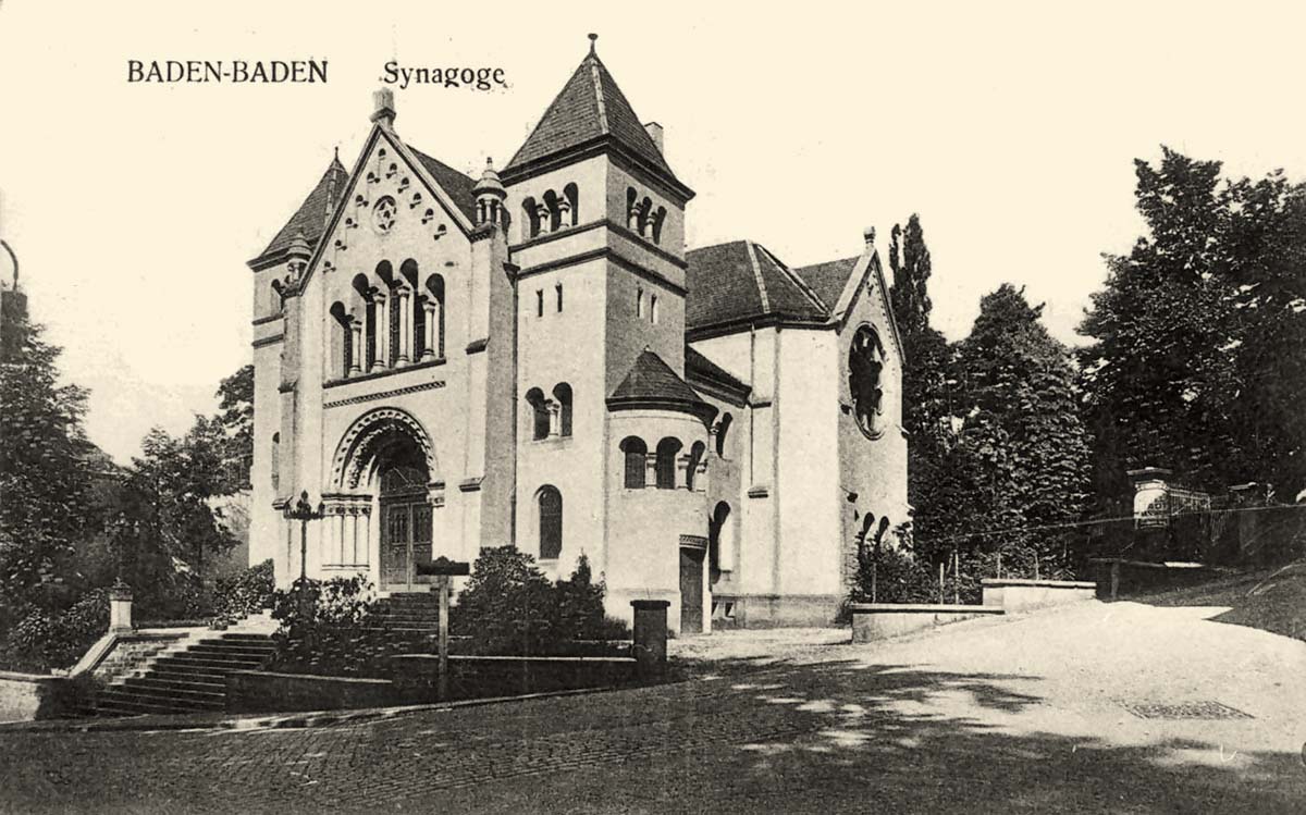 Baden-Baden. Synagoge, 1938