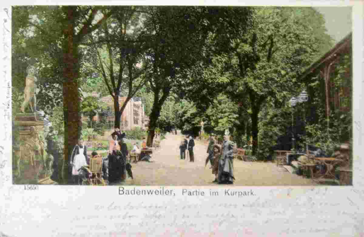 Badenweiler. Kurpark, 1903