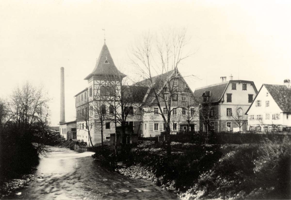 Die Staelinsche Kunstmühle in Baienfurt, vor 1912