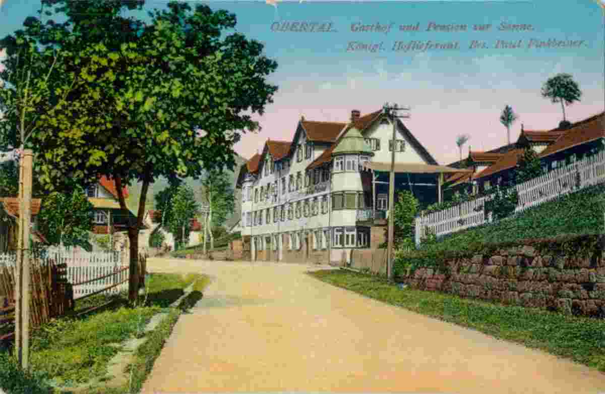 Baiersbronn. Obertal - Hotel und Pension zur Sonne